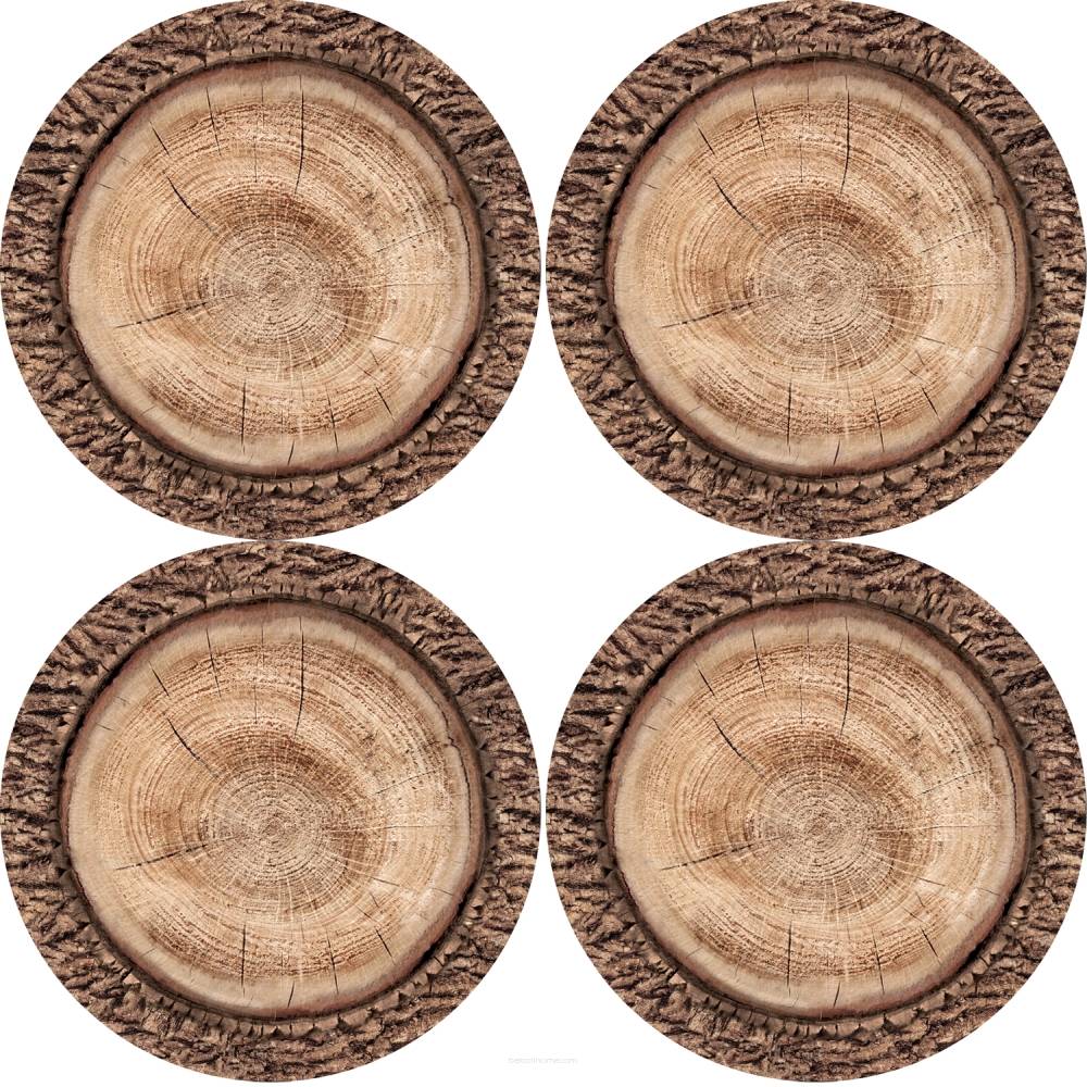 Bertoni table mat set, comprising 4 round mats, each measuring 33 cm in diameter. Elevate your dining ambiance with these chic Robina-colored mats, adding a dash of style to your table setup.