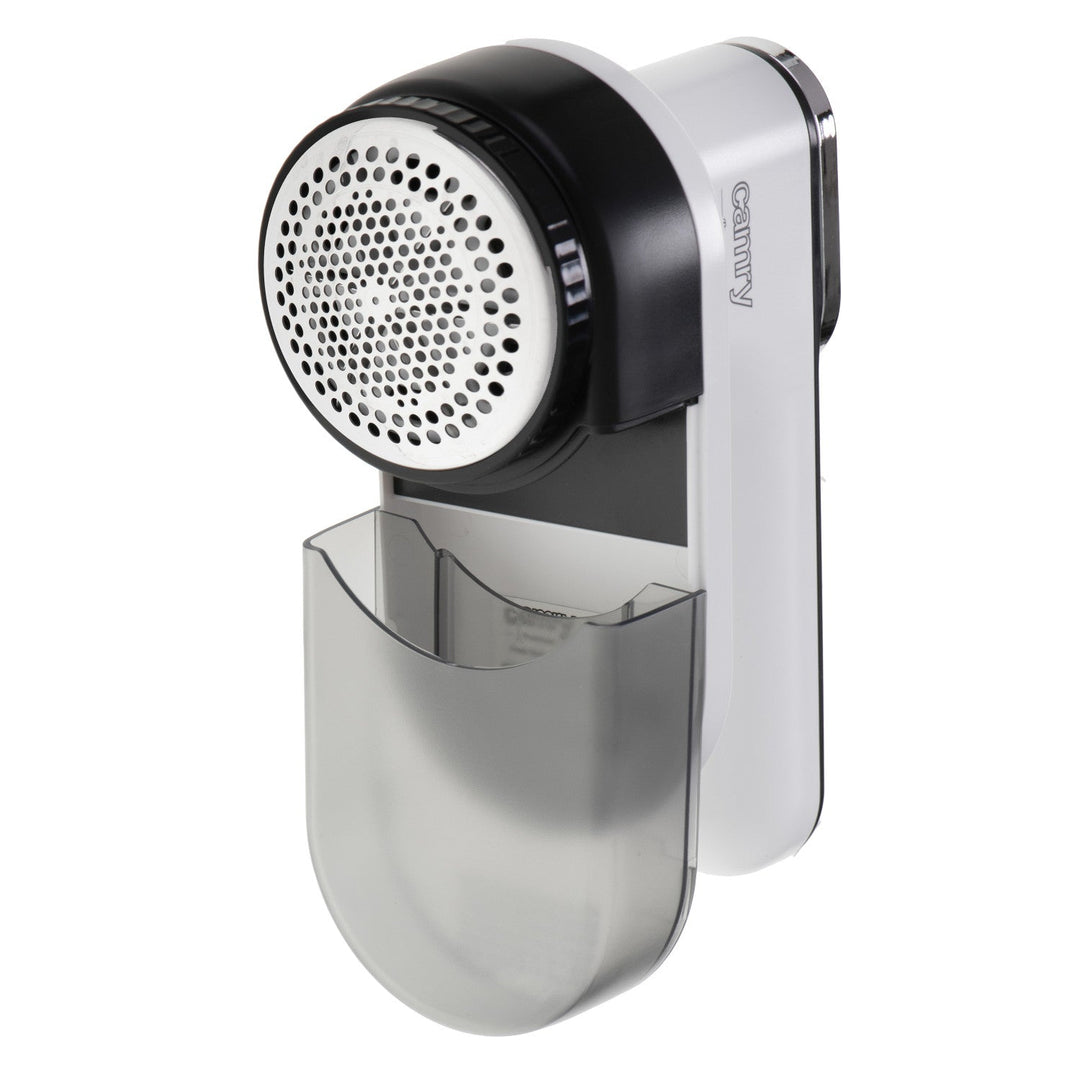 Camry fabric shaver, LCD display, Li-Ion rechargeable battery, white and black, CR 9620