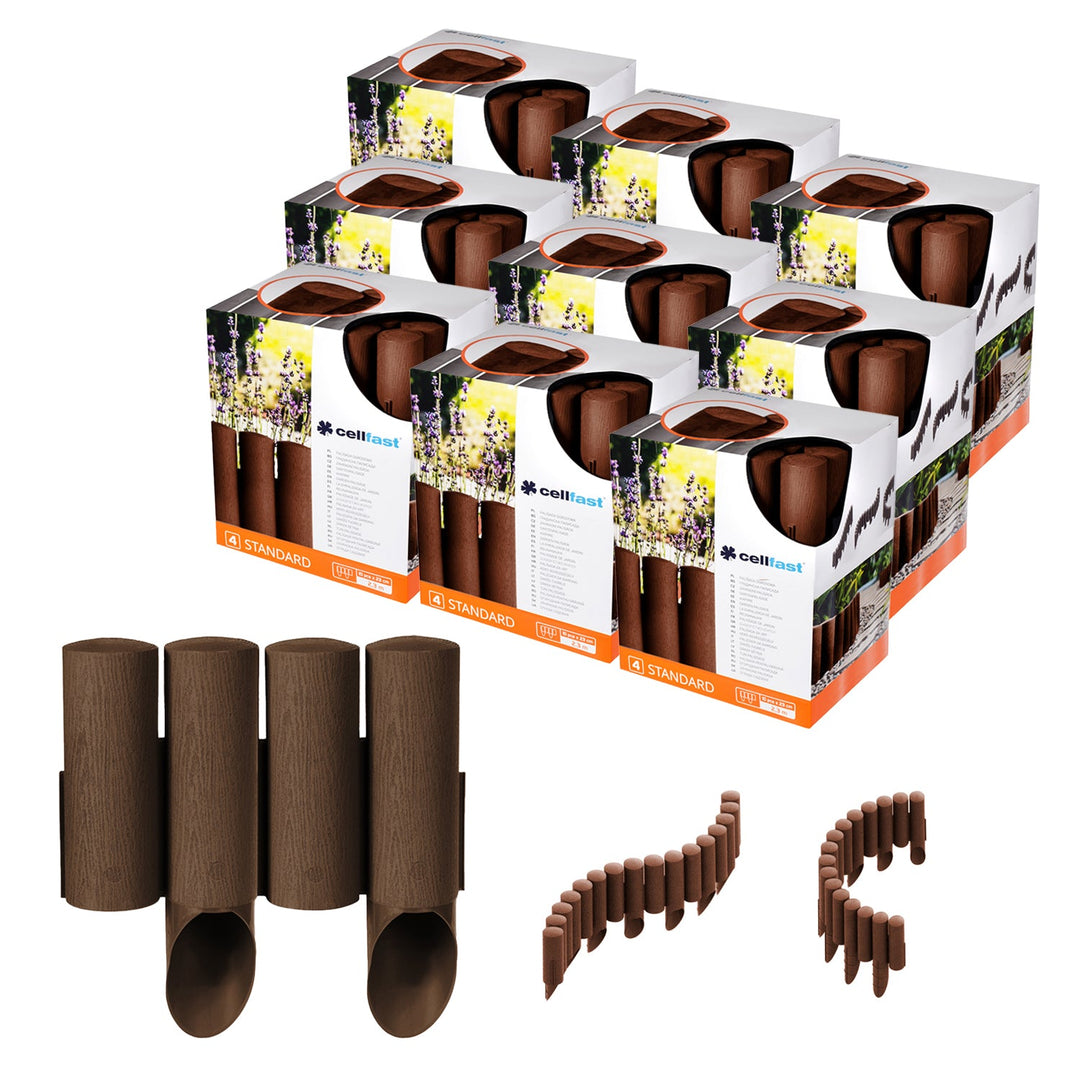Cellfast garden paisade, frost resistant, 20.7 m, brown