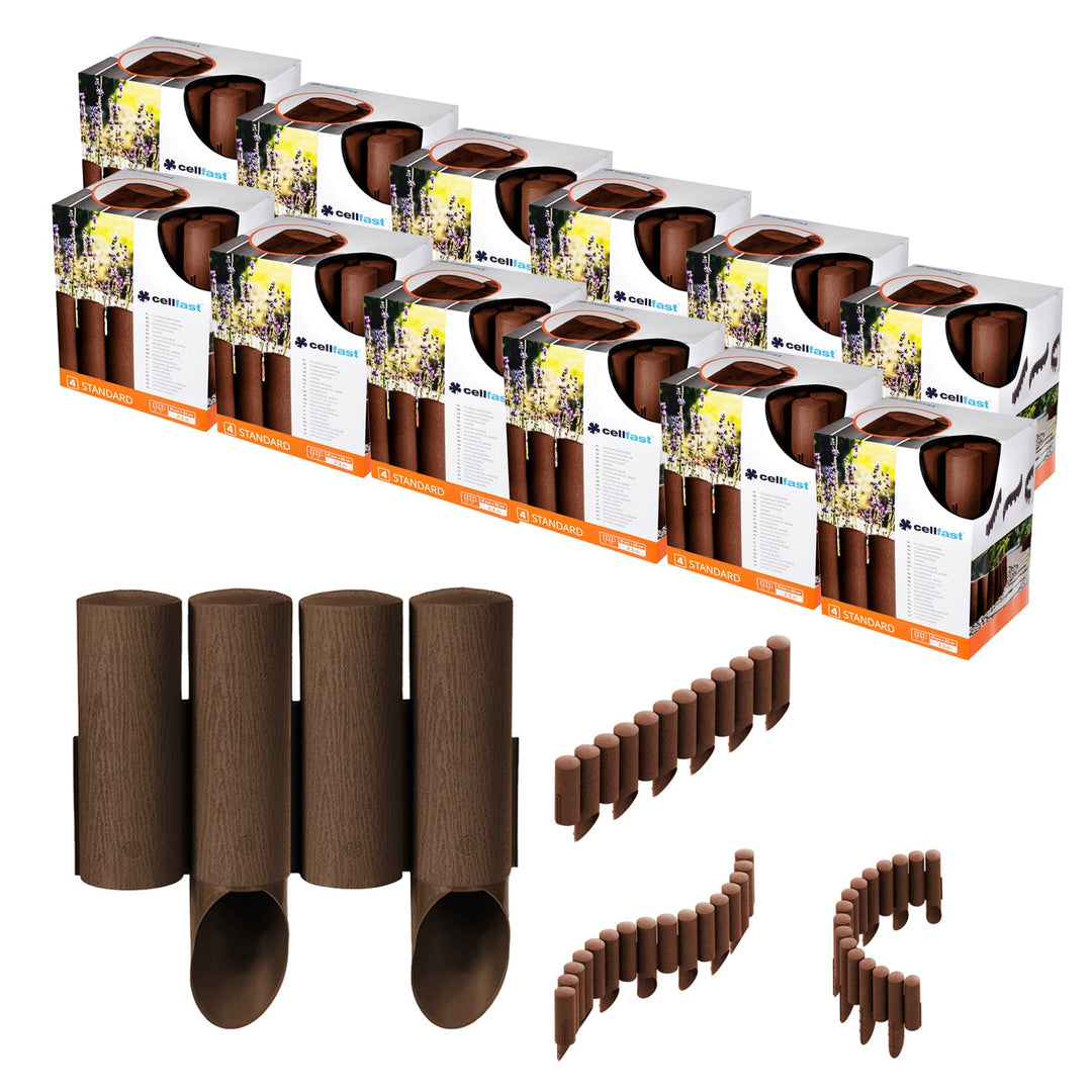 Cellfast garden paisade, frost resistant, 27.6 m, brown