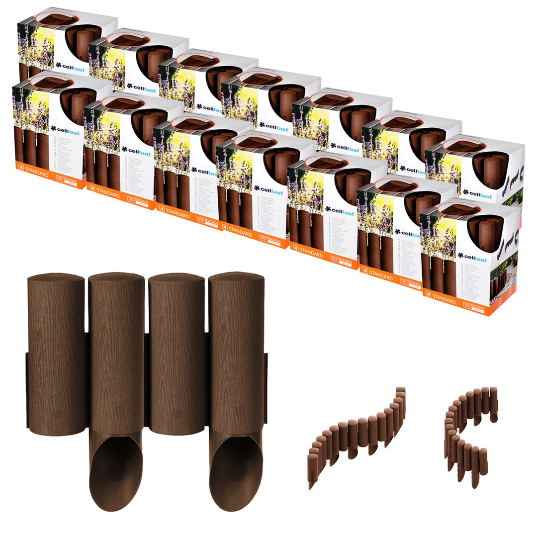 Cellfast garden paisade, frost resistant, 32.2 m, brown
