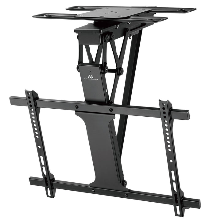 Maclean electric ceiling TV mount, TUYA support, max VESA 600x400, 90st swivel remote control, 32"-75", 35kg, MC-490