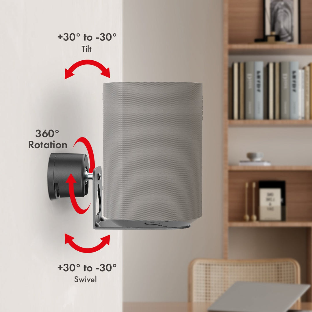 Wall mount for Sonos Maclean speaker, Sonos Era 100 &amp; 300, MC-495 2 pieces