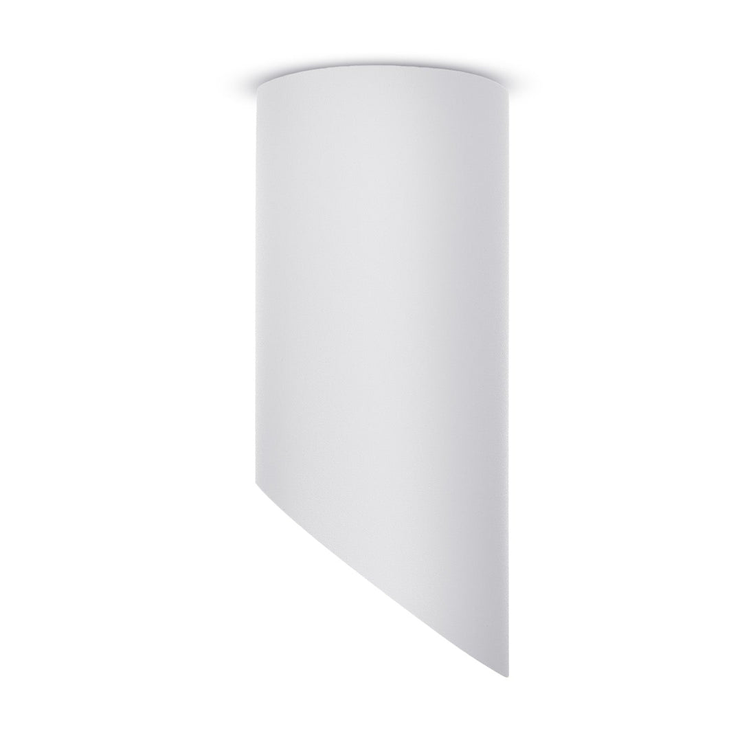 Maclean surface mount / tube luminaire, spot, round, aluminum, GU10, 55x130mm, white, MCE360 W