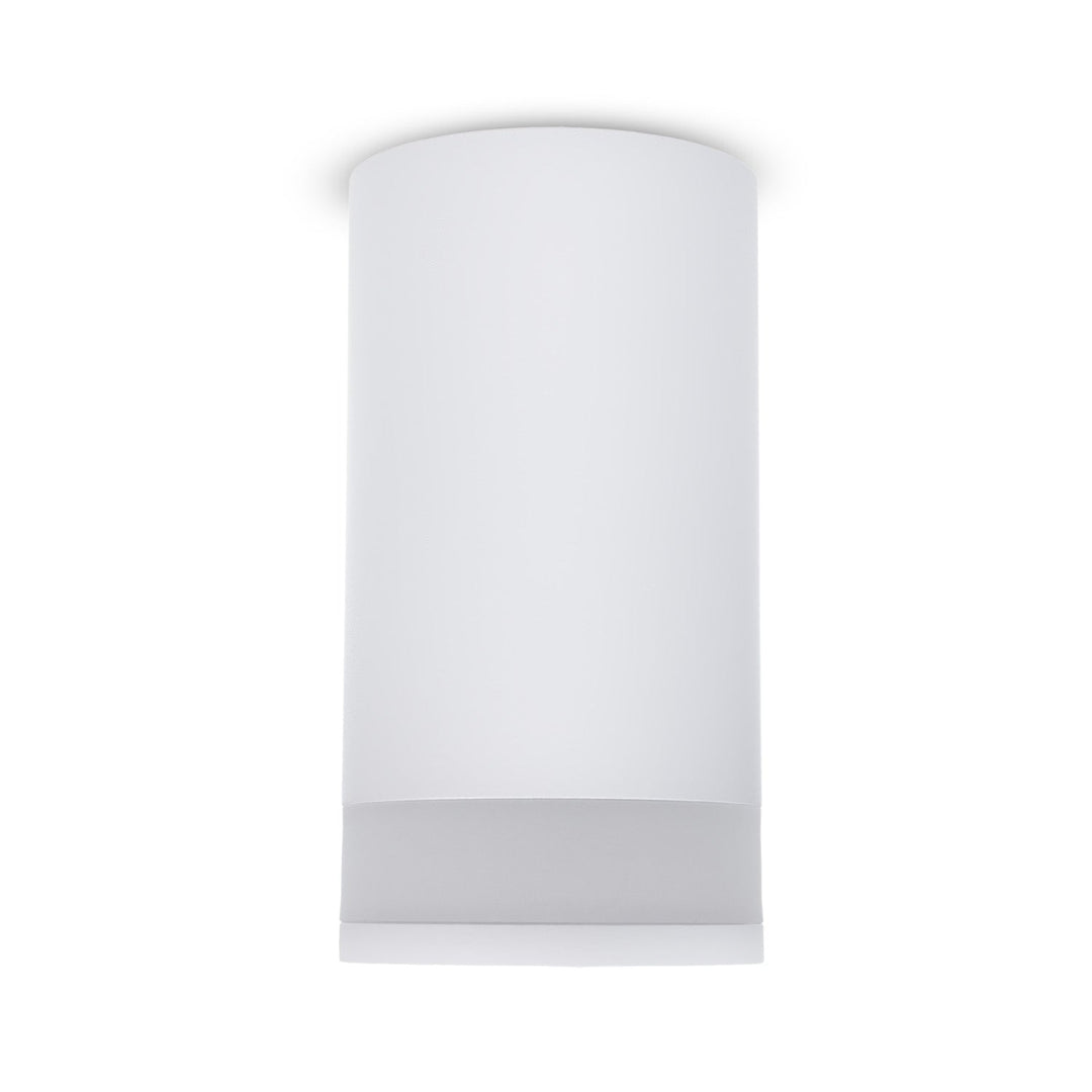 Maclean surface mount / tube luminaire, spot, round, aluminum, GU10, 55x105mm, white, MCE361 W