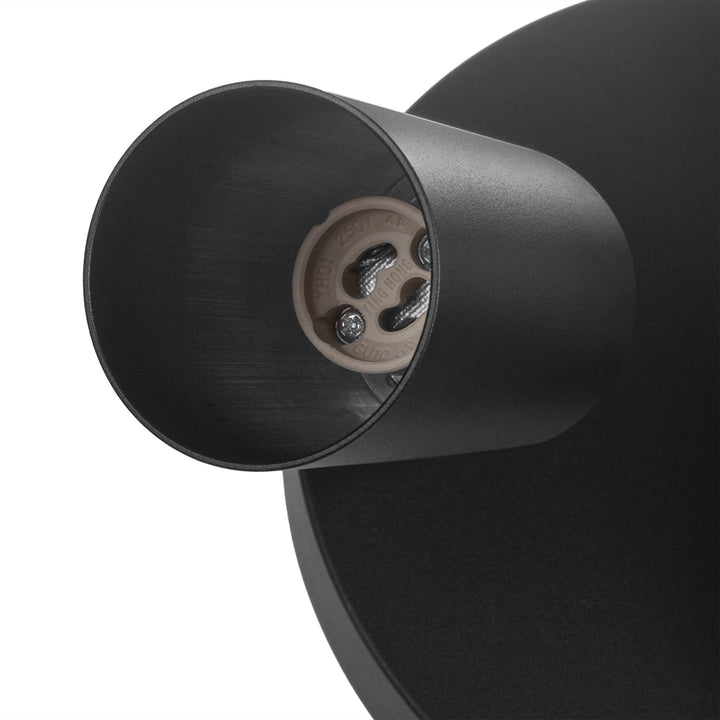 Maclean ceiling lamp, spot, movable, aluminum, 3xGU10, 55x100mm, matte black color, MCE362 B
