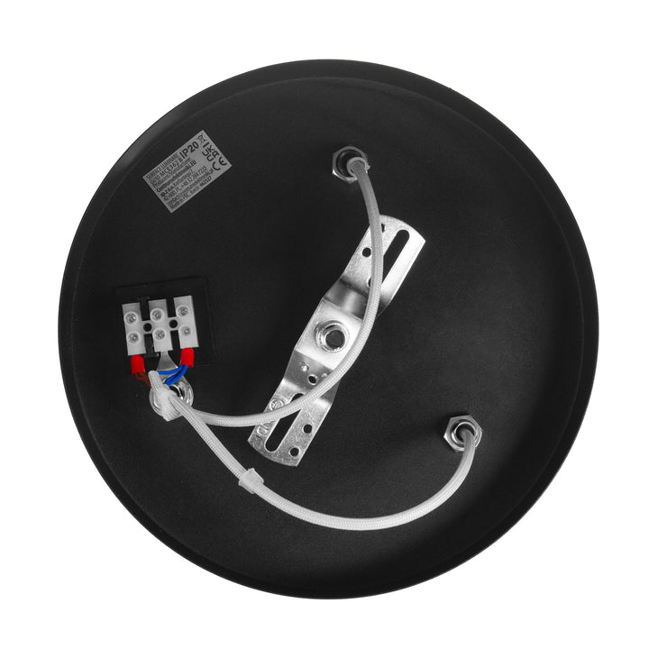 Maclean ceiling lamp, spot, movable, aluminum, 3xGU10, 55x100mm, matte black color, MCE362 B