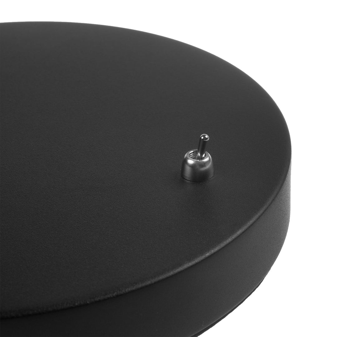 GU10 spot desk lamp with on/off switch black 55x90mm