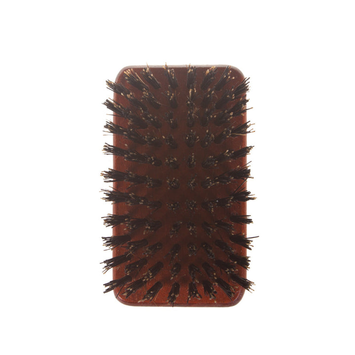 Barber hair and beard brush 100% boar bristles beech wood