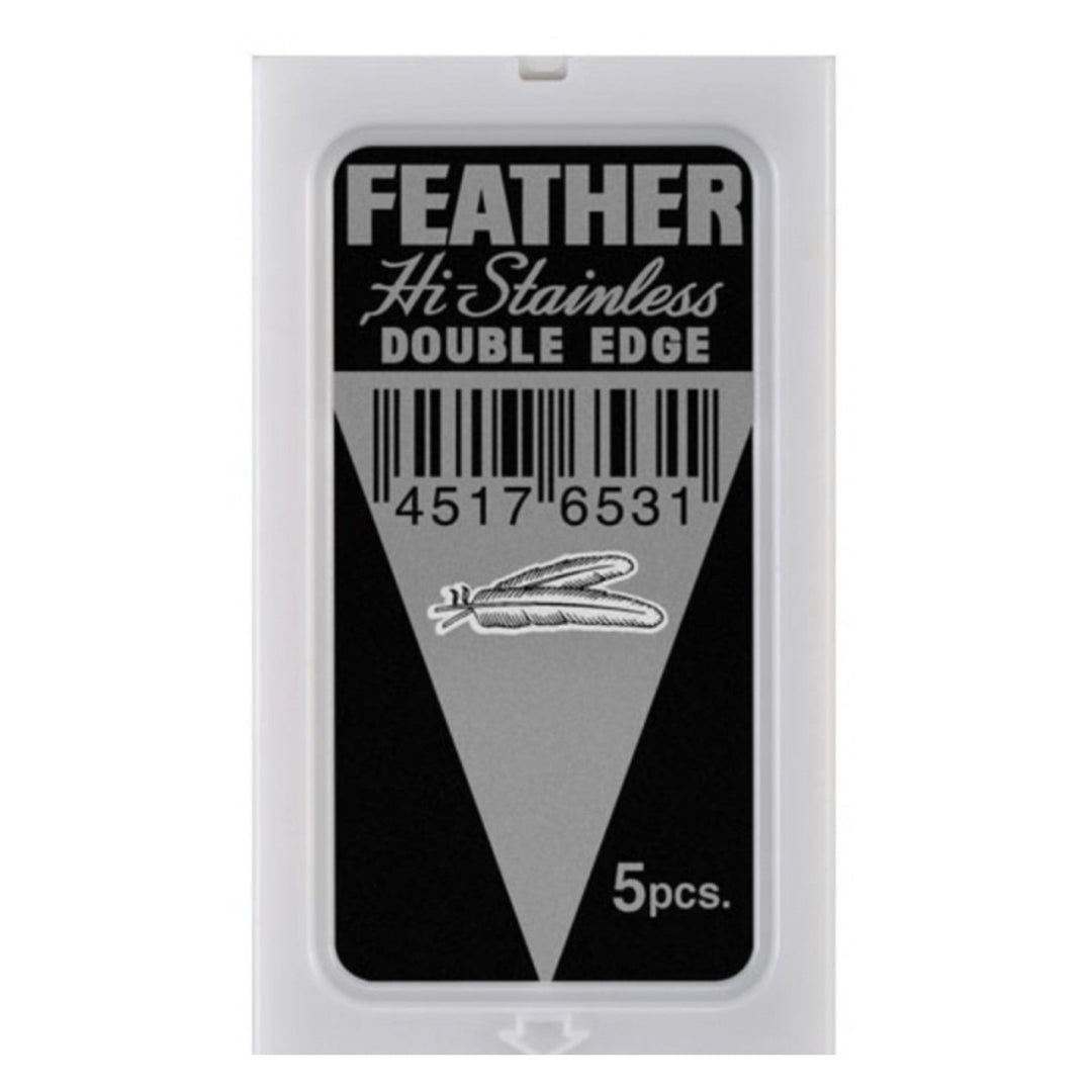 Feather razor blades, stainless steel, 5 pieces, standard, 71-S