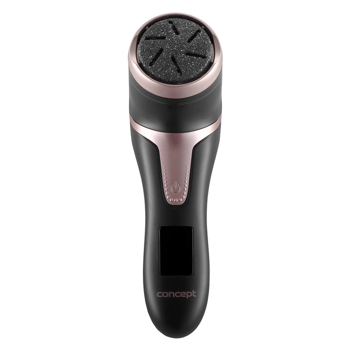 Concept PN3020 Electric Callus Remover with Vacuum LCD Display Waterproof 3 Replacement Heads 2 Speeds Feet Heel File Pedicure USB Rechargeable