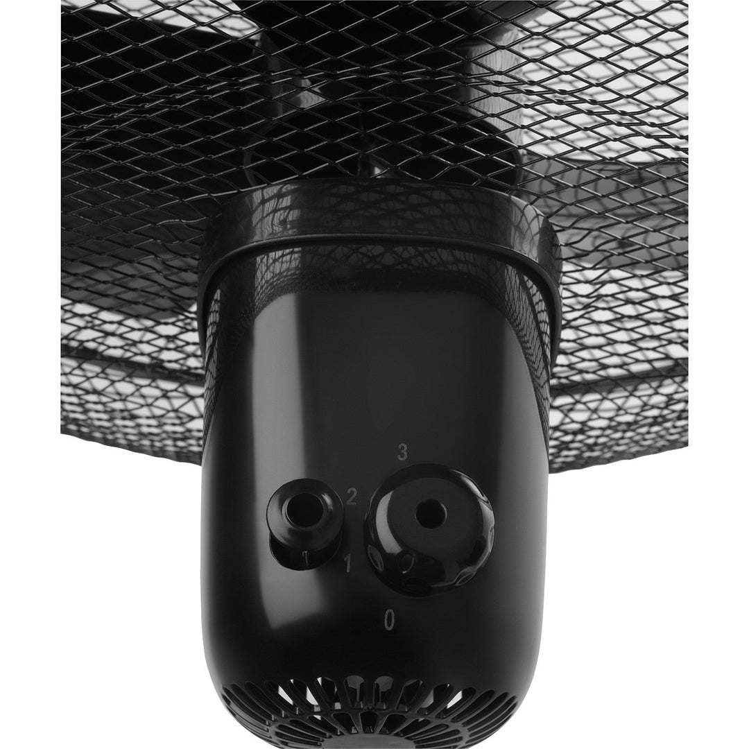 Concept VS5050 Floor Standing Fan Pedestal 40W Power 3 Speed Settings Oscilating Black Adjustable Height