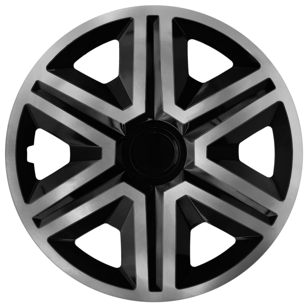 Universal 16" Hubcap NRM ACTION Doublecolor, Graphite Black, Single Piece