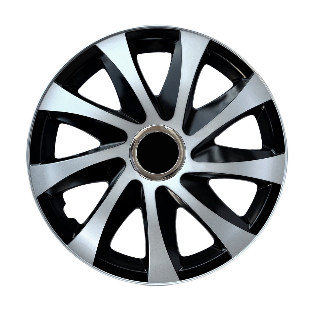 Universal hubcap 15" NRM Drift Extra silver-black 1 piece