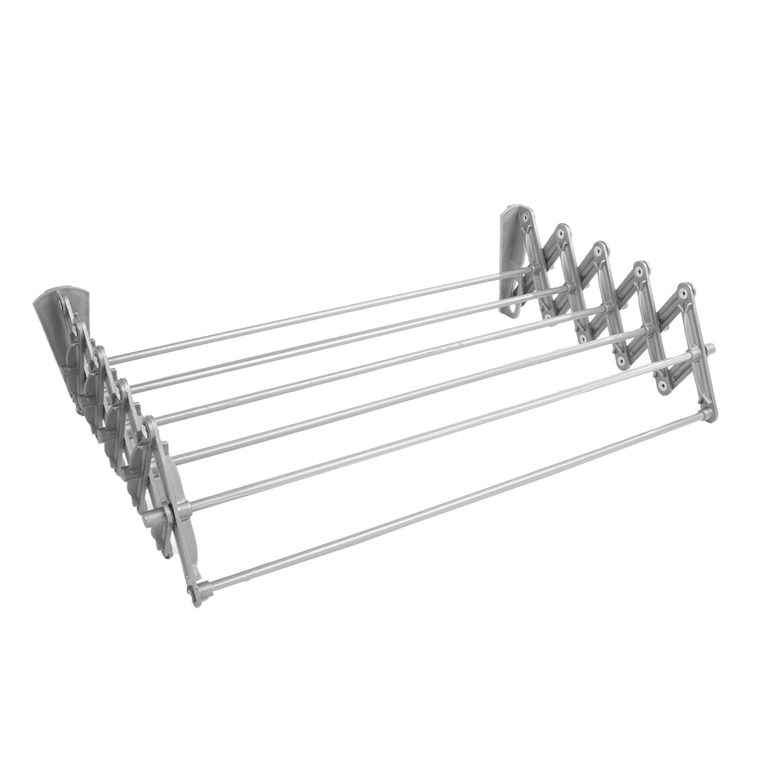 ABJ Wall-Mounted Accordion Laundry Dryer, grey, 60 cm: Stylish, Space-Saving, and Efficient Drying Solution for Your Home