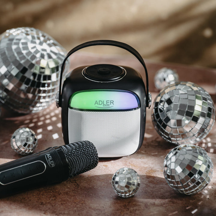 Adler wireless speaker, with microphone, for karaoke, Bluetooth, AD 1199 B