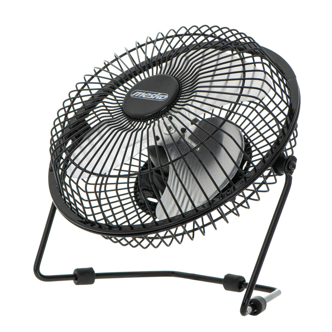 Mesko Desk Fan, 15 cm diameter, USB-powered, vertical oscillation, MS 7322