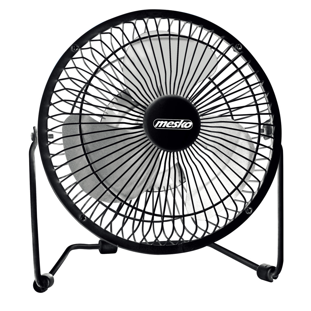 Mesko Desk Fan, 15 cm diameter, USB-powered, vertical oscillation, MS 7322