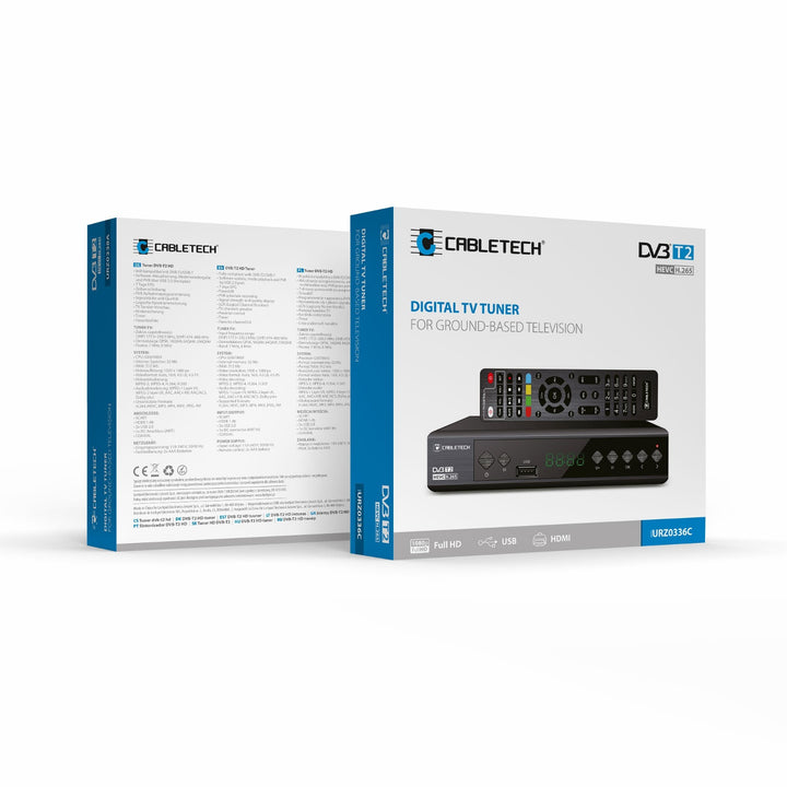 DVB-T2 H.265 HEVC Tuner/Decoder KrugerMatz KM0550D with EPG, PVR, and Timeshift