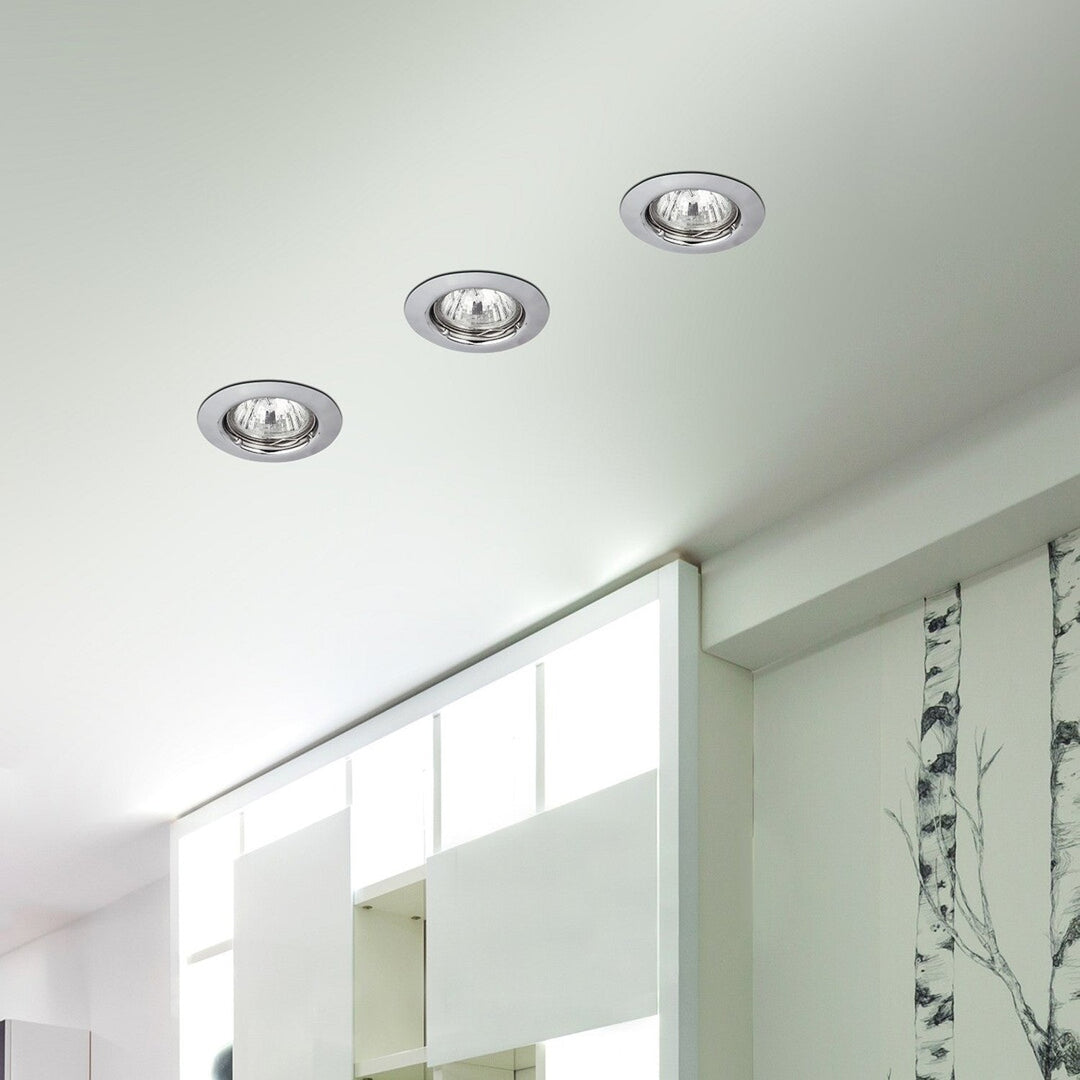 Rabalux flush mount luminaire, IP20, chrome, GU5.3, 12V, Spot Relight