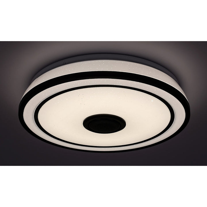 Round ceiling lamp Rabalux, 24W LED, RGB, Bluetooth, timer, Nikolaus