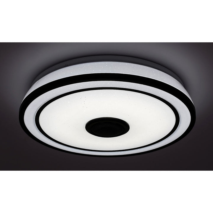 Round ceiling lamp Rabalux, 24W LED, RGB, Bluetooth, timer, Nikolaus