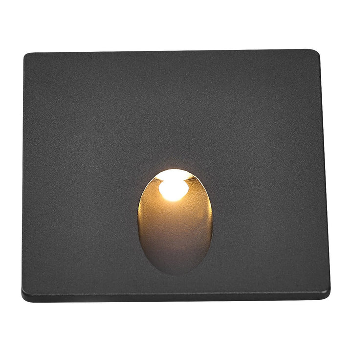 Rabalux stair light, LED 3W, warm white color, black color, Boven