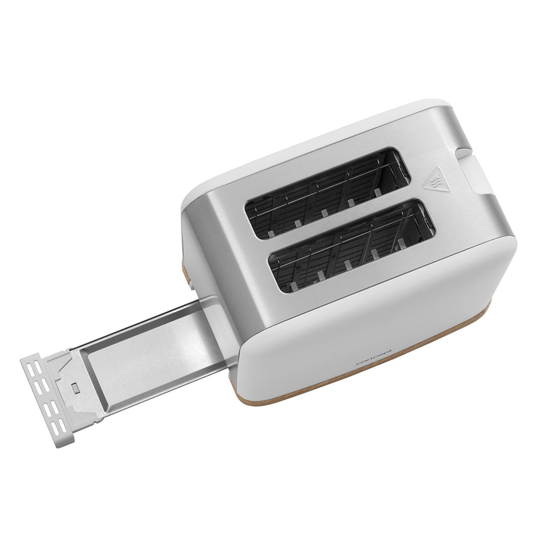 Concept electric toaster, 930W, 7 degrees of browning, white, TE2015 (EU plug)