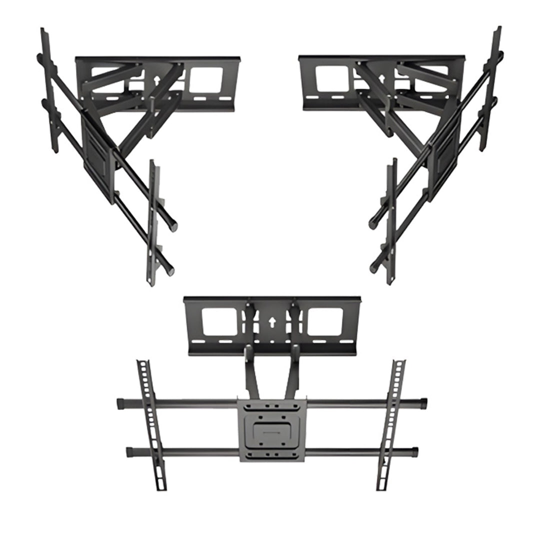 Maclean TV Mount, max VESA 600x400, 32-85", 60kg, horizontal and vertical angle adjustment, profile 65-390mm, black, MC-789