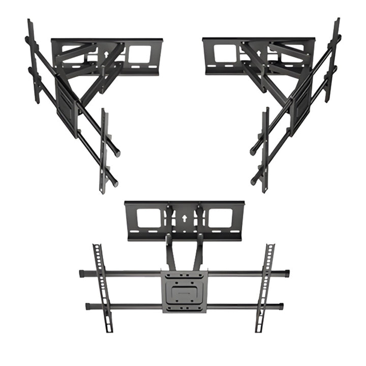 Maclean TV Mount, max VESA 600x400, 32-85", 60kg, horizontal and vertical angle adjustment, profile 65-390mm, black, MC-789