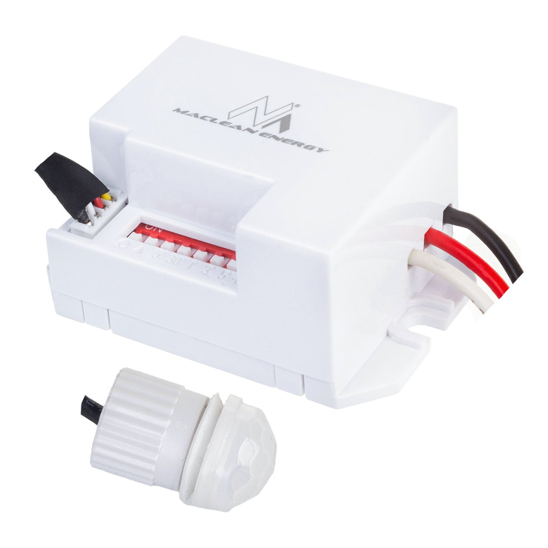 Maclean PIR motion sensor, with external sensor,12-24V DC, 360°, MCE32 V