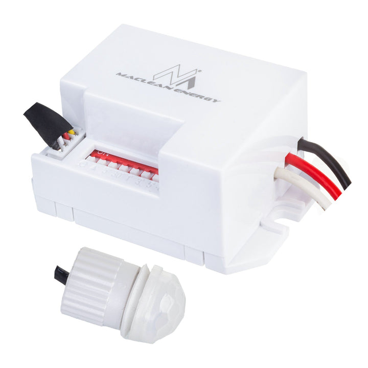 Maclean PIR motion sensor, with external sensor,12-24V DC, 360°, MCE32 V