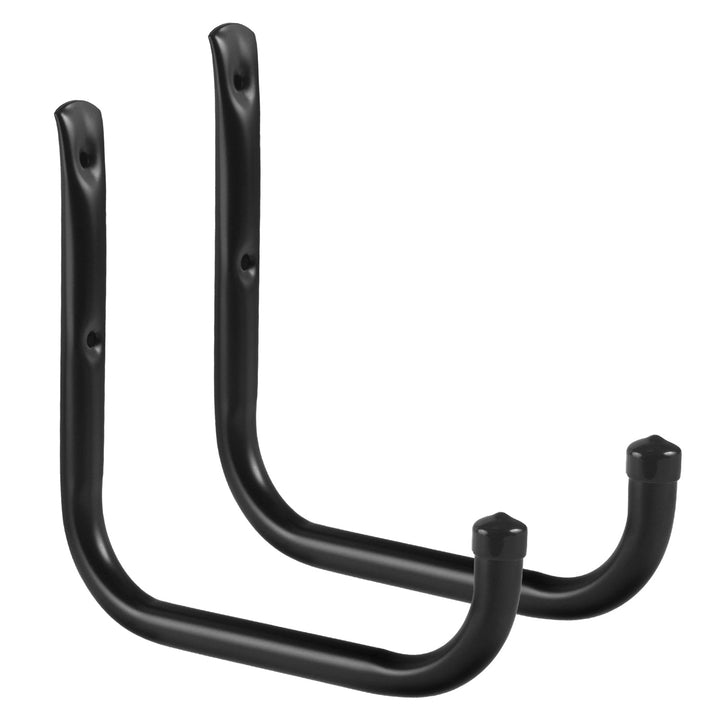 Set of 2 Maclean wall mounts, for tires, wheels, ladder, bicycle, steel, max. load 22kg/handle, MC-487