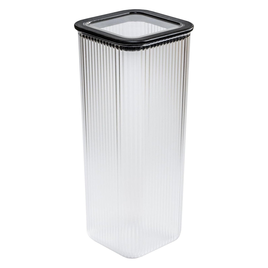 Branq kitchen container, for food, 2.38 l, transparent with black seal, Neroli