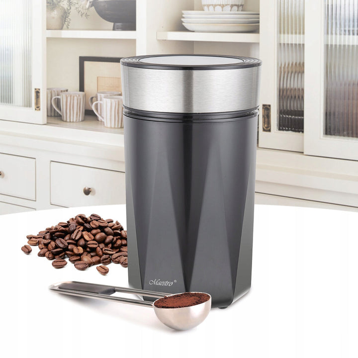 Maestro coffee grinder, electric, 150W, 50g, black, MR-456-BLACK