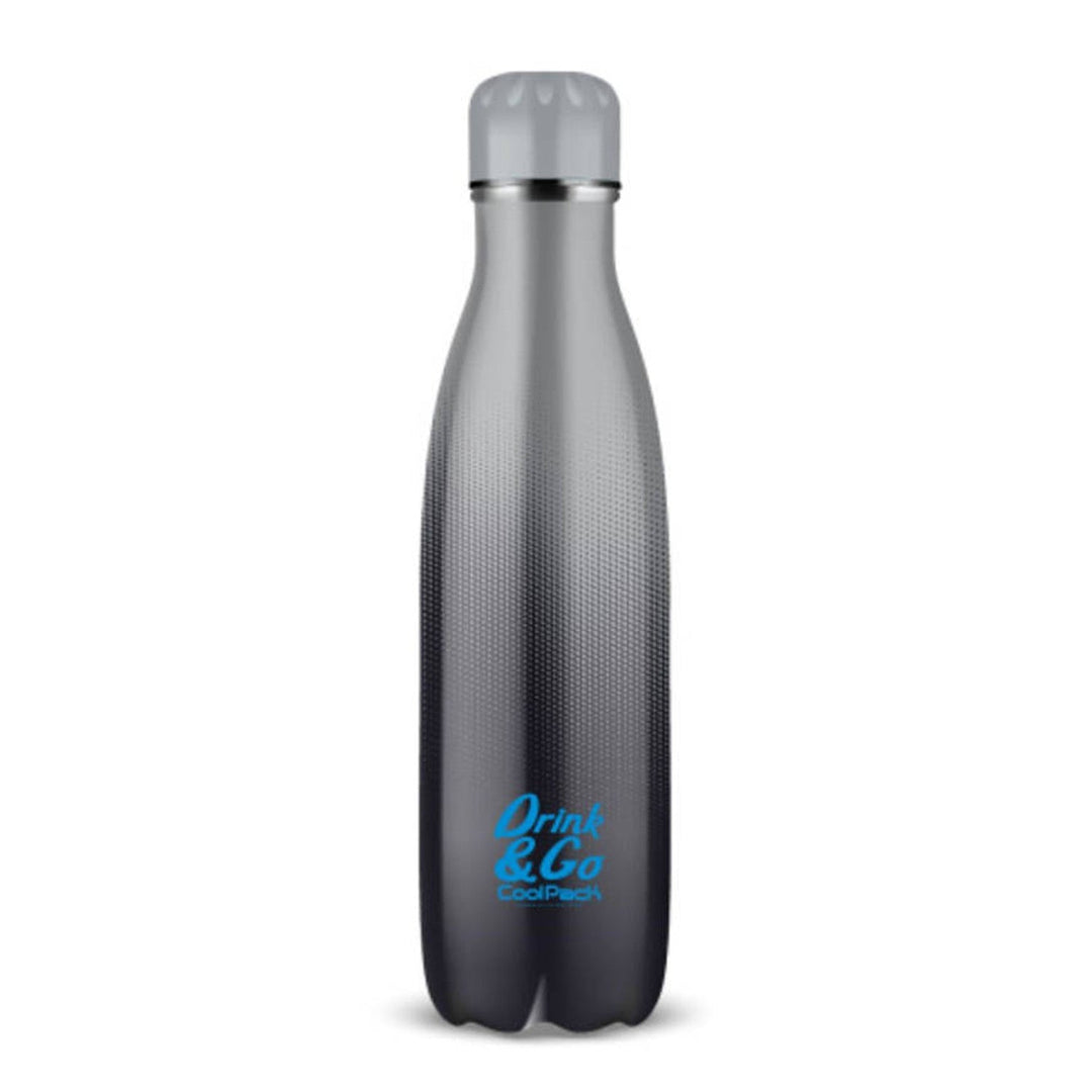 Coolpack thermal bottle, 0.5L, stainless steel, grey, Drink &amp; Go Z04511