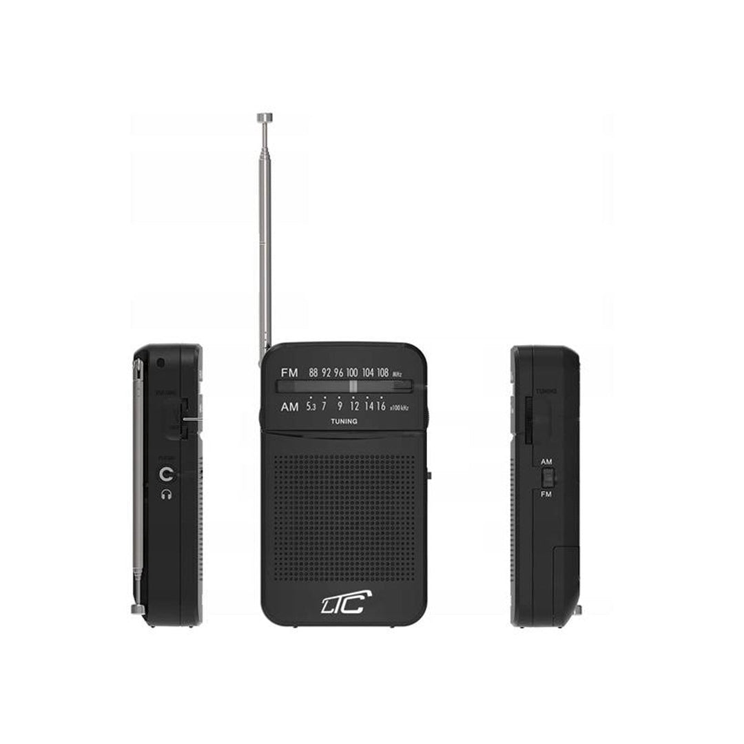 LEGA pocket radio LXLTC2029C with AM/FM/AUX battery power LTC.