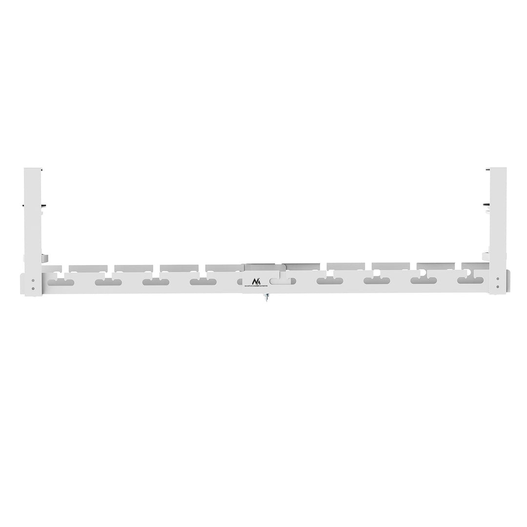 Maclean under-desk cable organizer, max. load 5kg, max. 728mm, white, MC-103 W
