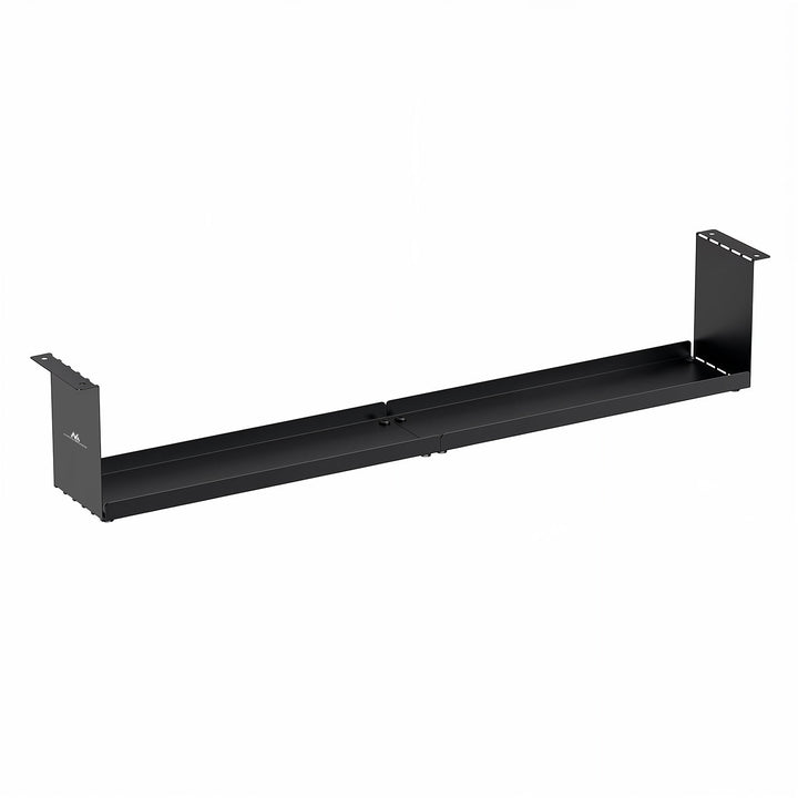 Maclean compact under-desk cable organizer, max load 5kg, black, MC-107 B