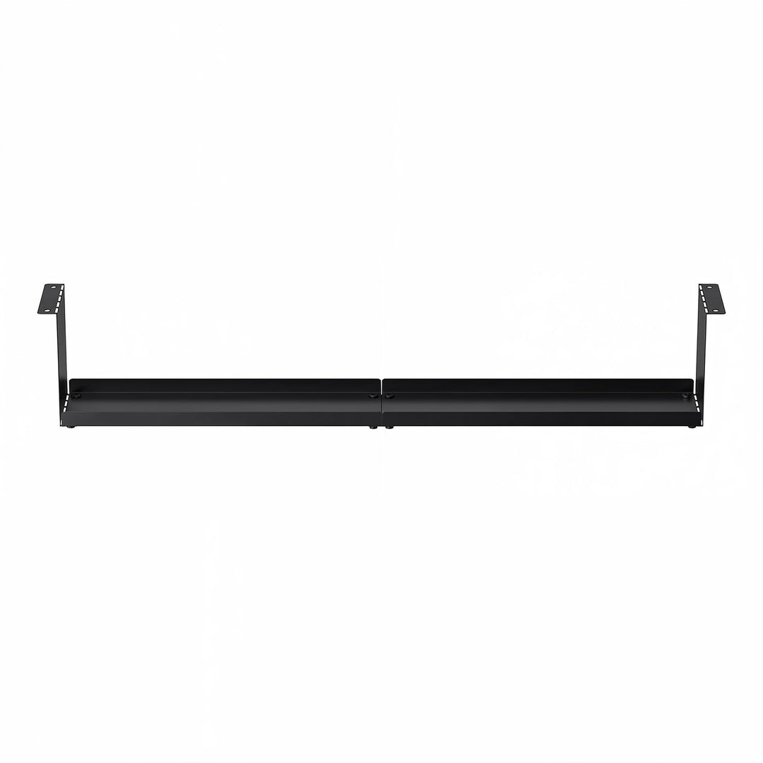 Maclean compact under-desk cable organizer, max load 5kg, black, MC-107 B