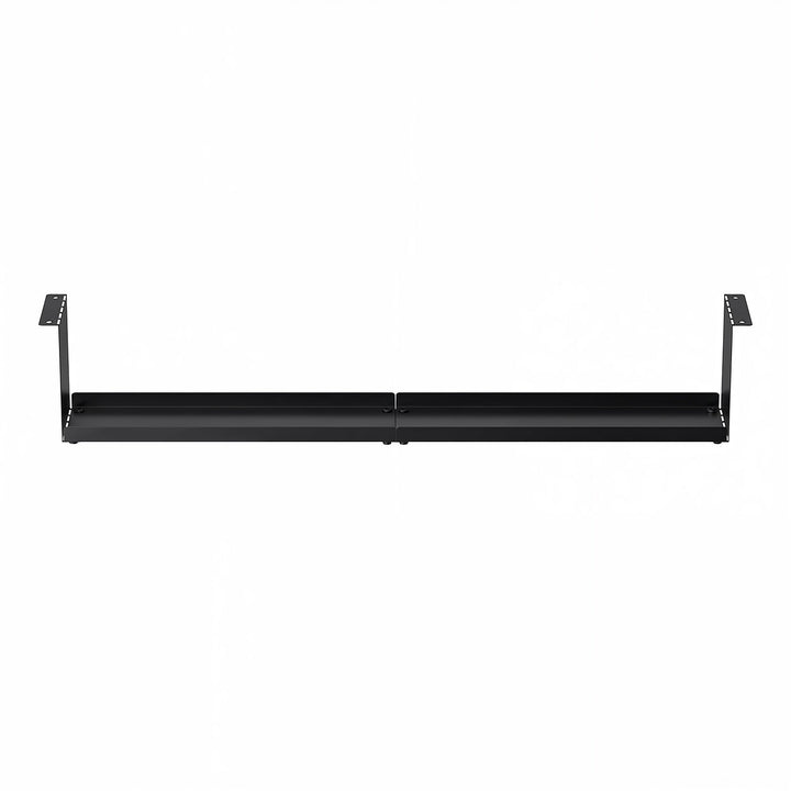 Maclean compact under-desk cable organizer, max load 5kg, black, MC-107 B