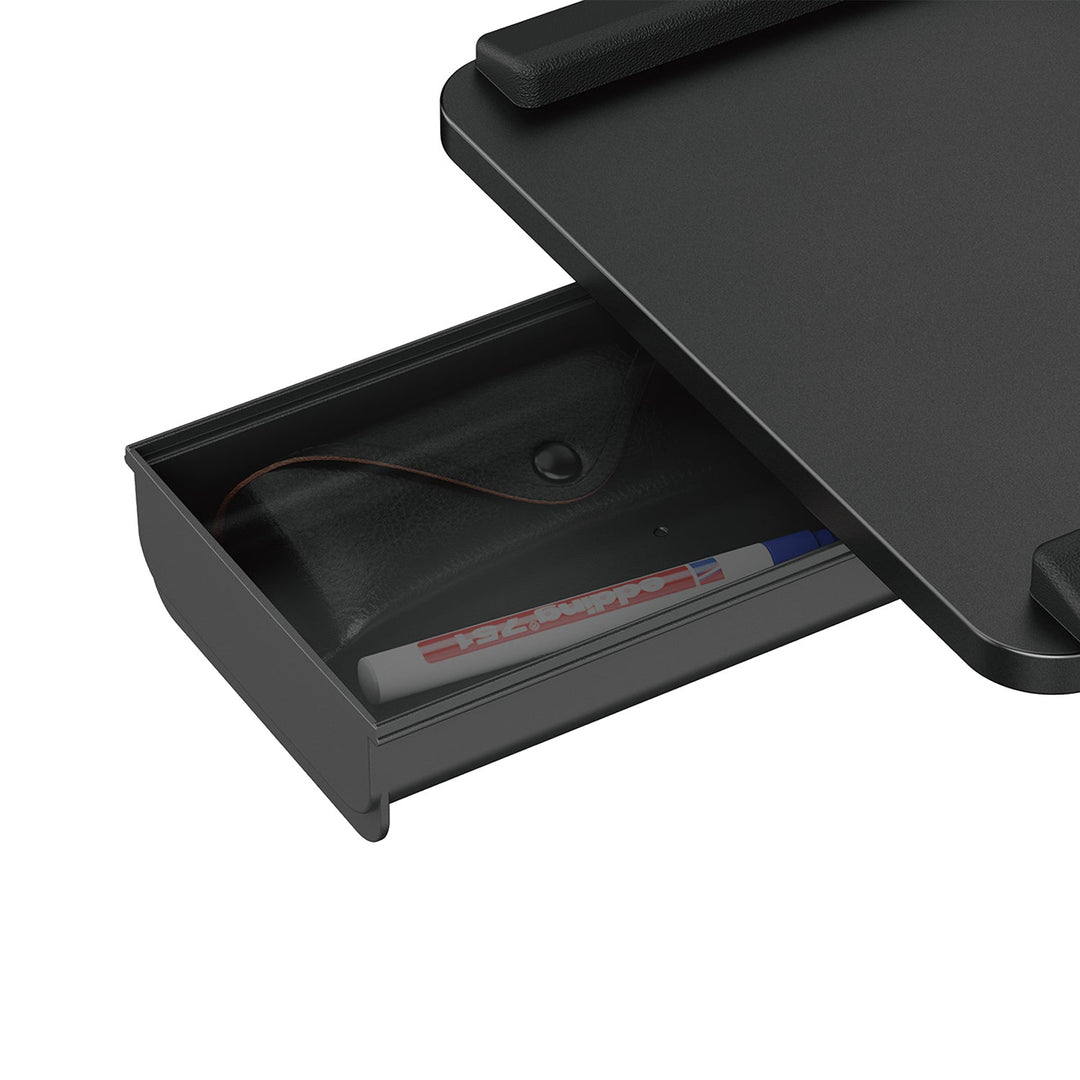 Maclean under-desk keyboard holder, max. load 5kg, horizontal and vertical reg., black, MC-108 B