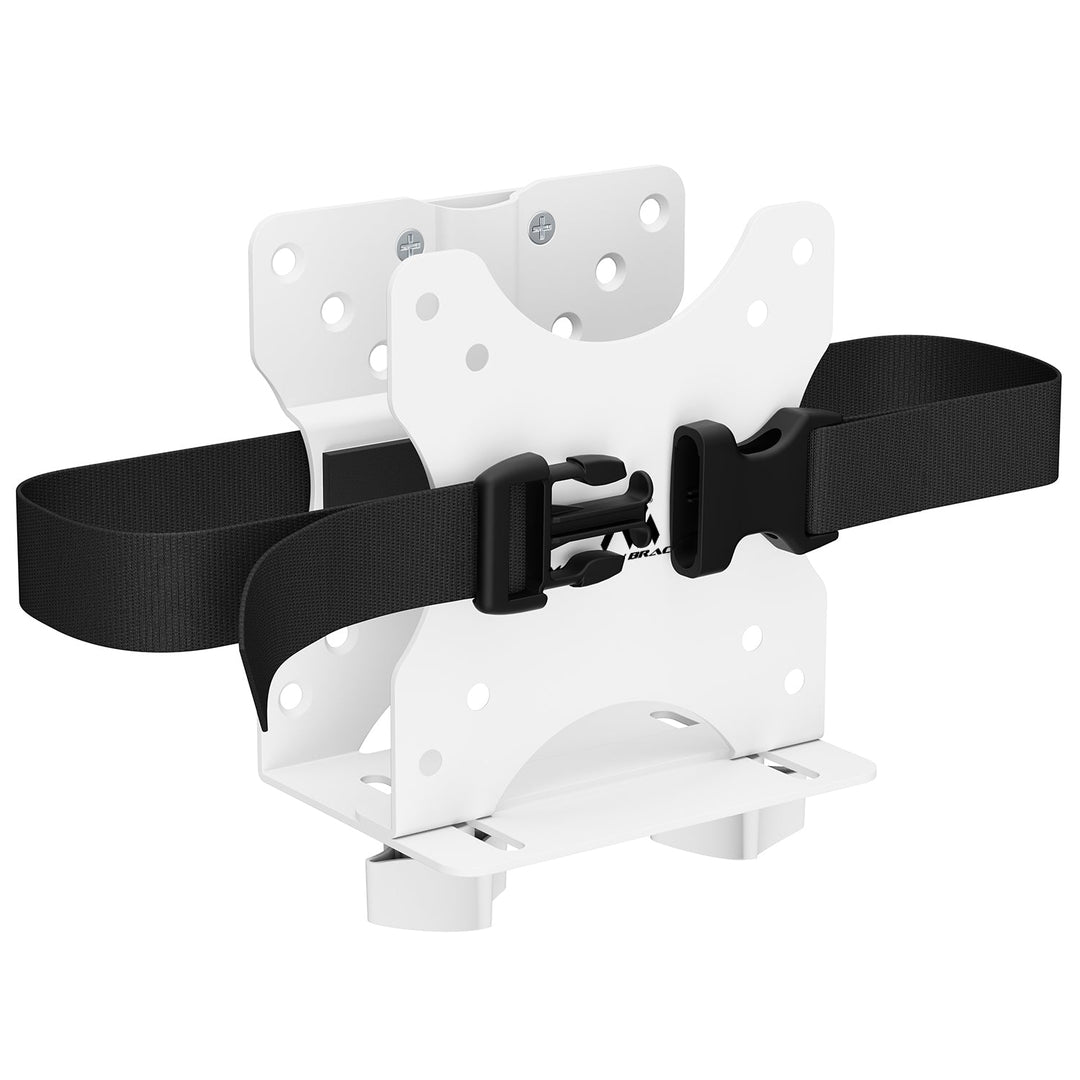 Maclean mini computer mount, 17-70mm range, VESA compatible, max load 5kg, white, MC-115 W