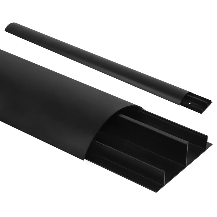 Maclean aluminum cable masking strip, 62x20x750mm, black, MC-814 B