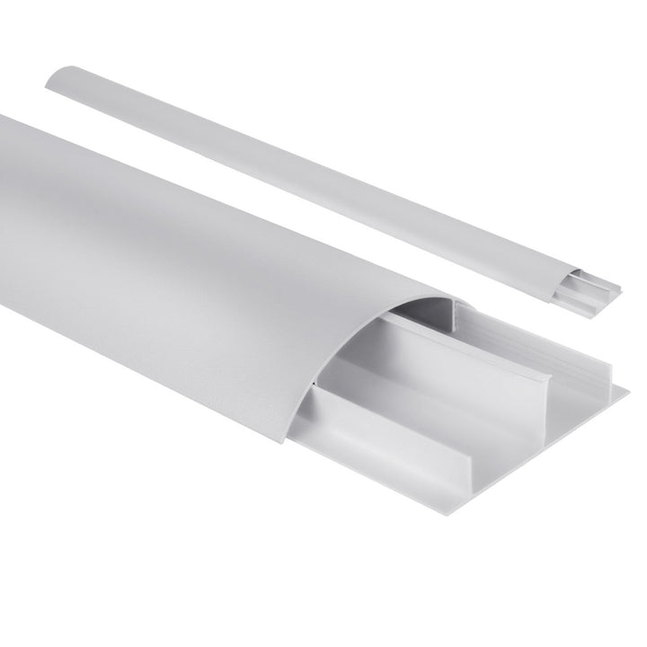 Maclean aluminum cable masking strip, 62x20x750mm, silver, MC-814 S