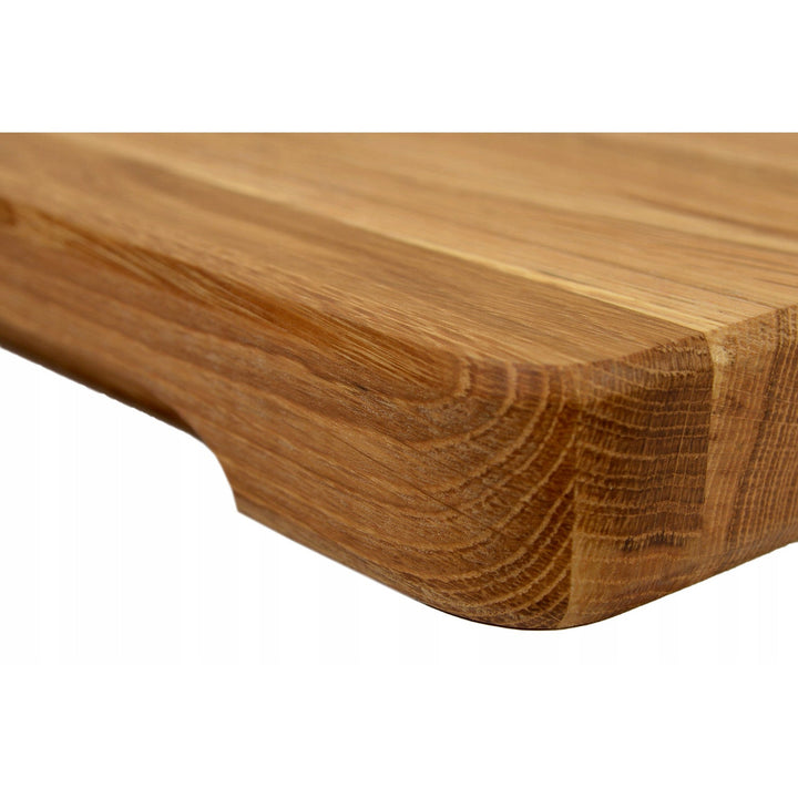 Premium Wooden Oak Kitchen Cutting Board - 30x45cm, 4cm Thick