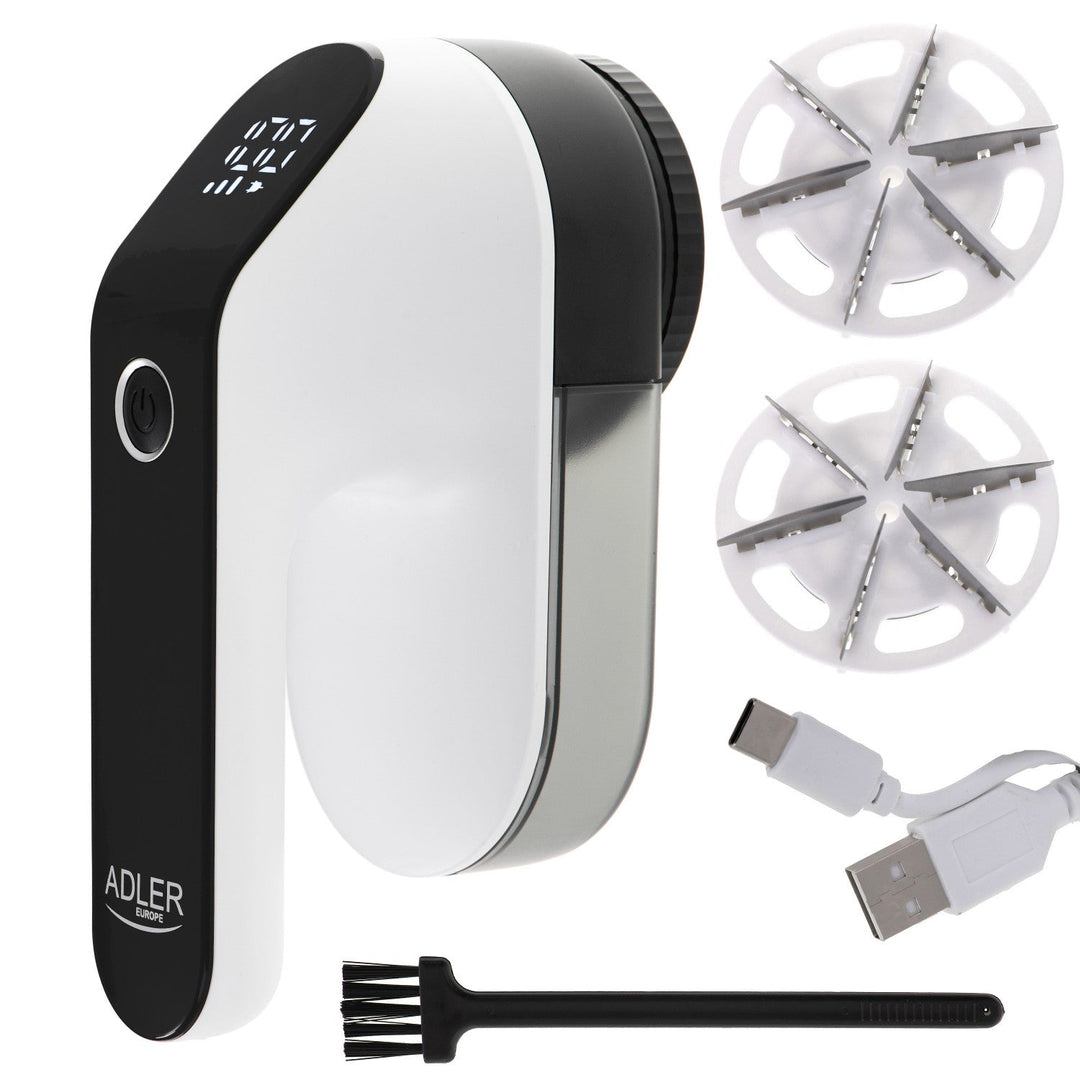 Adler fabric shaver, LED display, 3 speeds, AD 9618