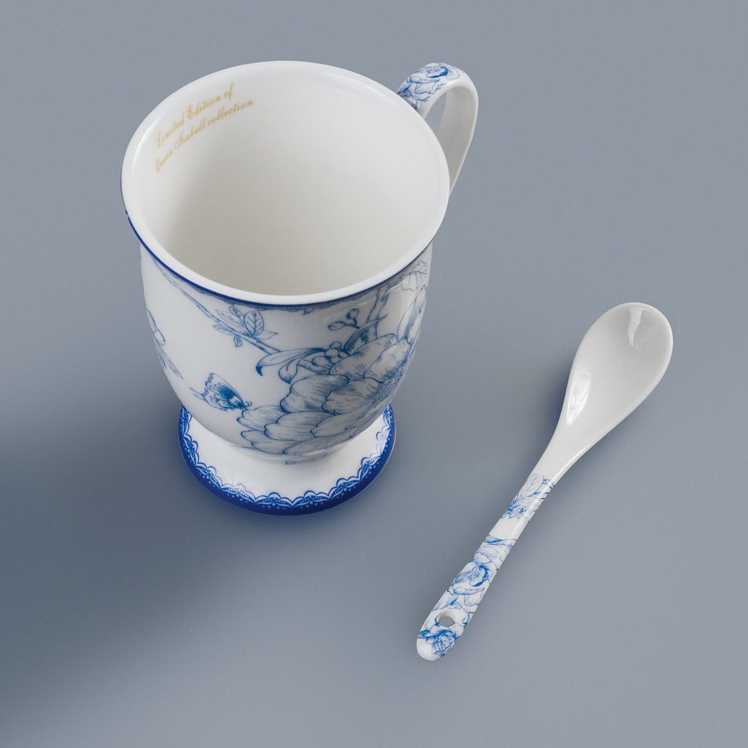 Elegant porcelain featuring a unique and artistic design.