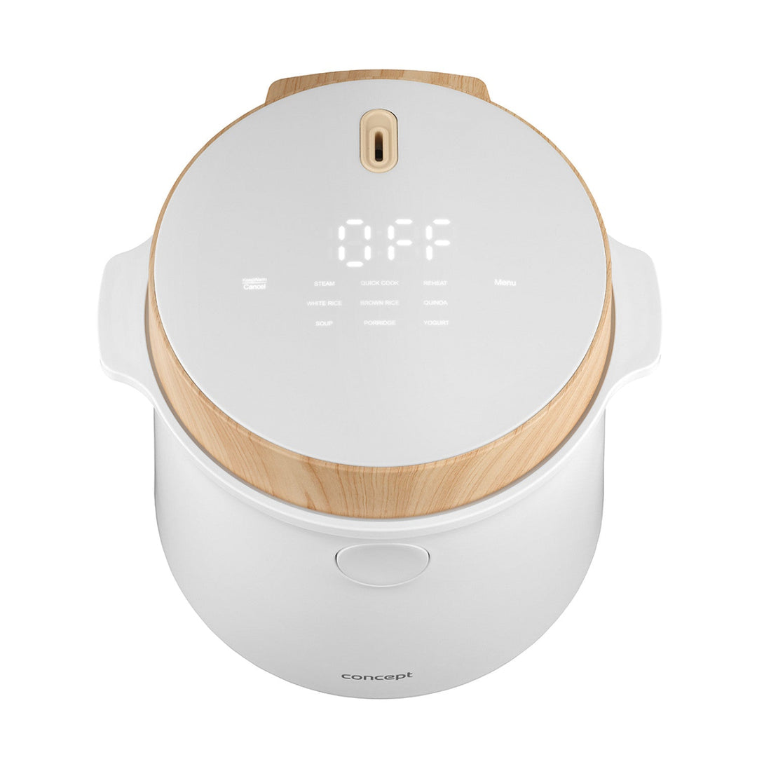 Concept rice cooker, 9 programs, LED display, 1.5l, white, RE3030 (EU plug)