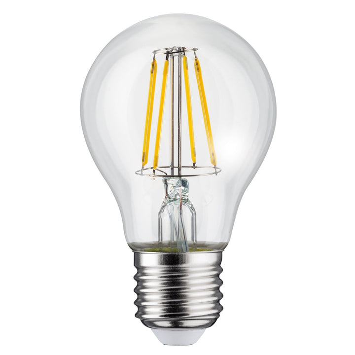 Wall lamp 1xE27 with sensor Maclean, infrared sensor, max. load 60W, IP65, black color, MCE518 B + LED filament bulb E27, 11W 230V Maclean Energy MCE280 WW warm white 3000K 1500lm retro edison decorative A60